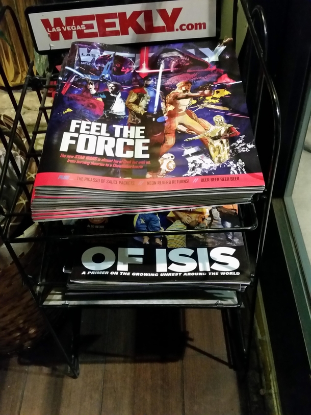 Unfortunate magazine placement