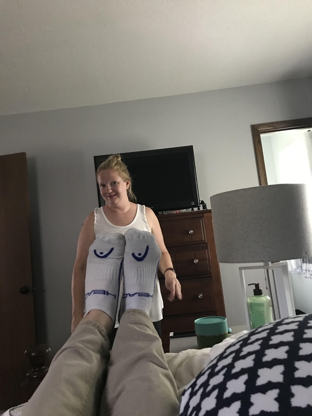 Unfortunate timing with my socks