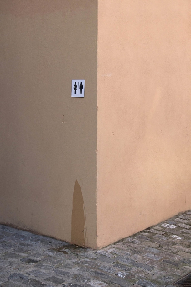 Unisex restroom for urgent cases