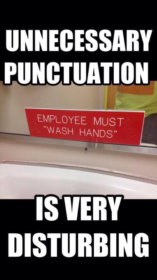 Unnecessary Punctuation