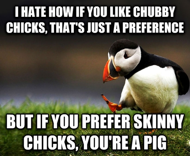 Unpopular Opinion Puffin Chubby vs skinny chicks