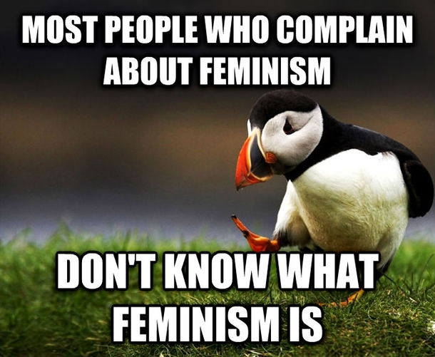 Unpopular Opinion Puffin--Feminism
