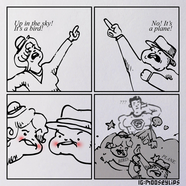 Up in the sky