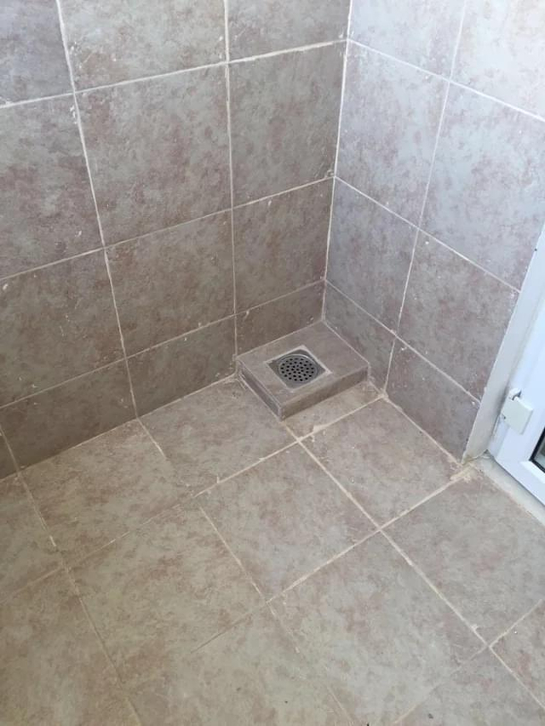 Up the drain it goes