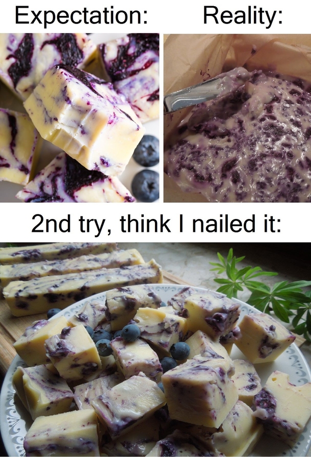 UPDATE Blueberry Pie Fudge 