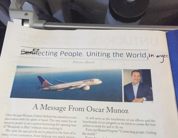 Updated Uniteds in flight magazine on my trip to Puerto Rico