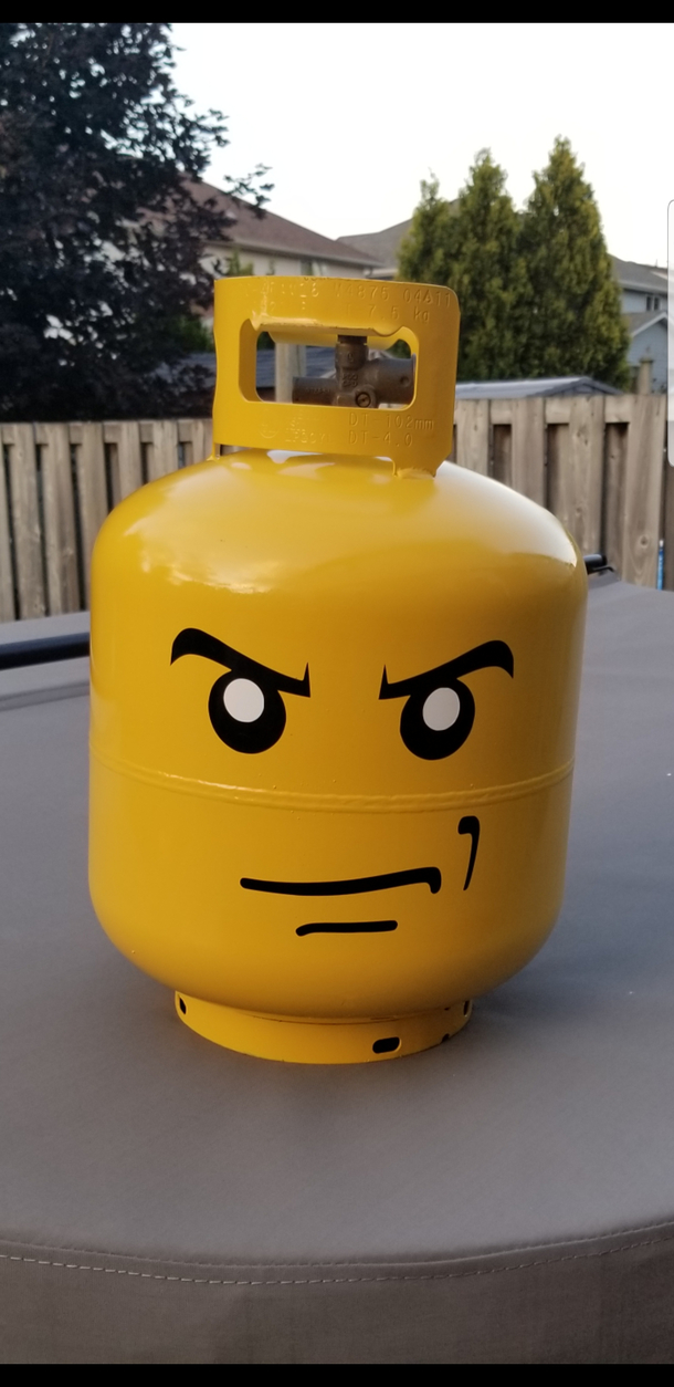 Upgraded the Propane Tank