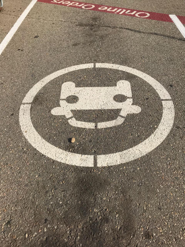 Upside down car parking  happy robot parking