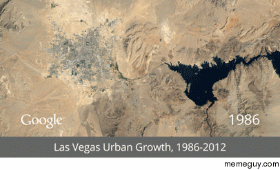 Urban Growth in Las Vegas in Google Time
