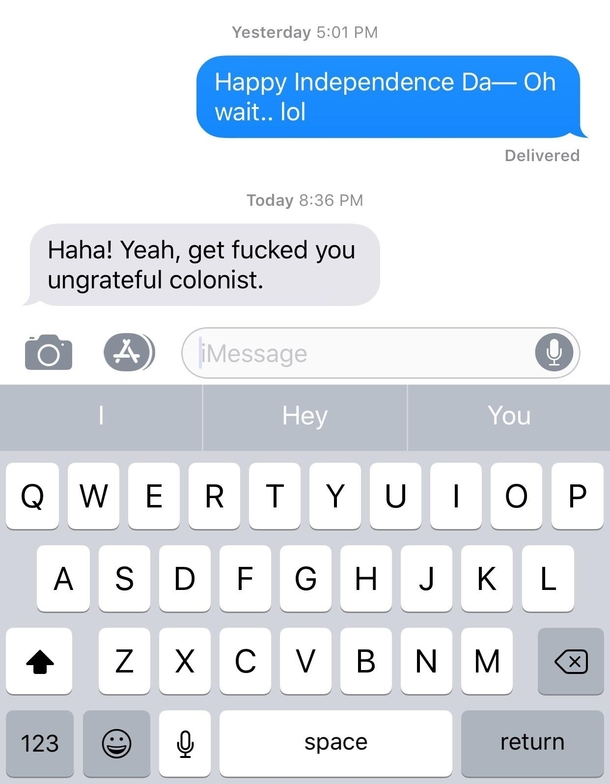 US Independence Day experiences may vary  