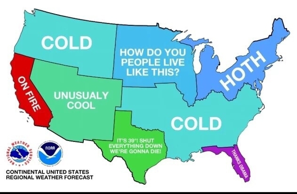 US Weather be like