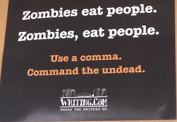 Use a comma Command the undead