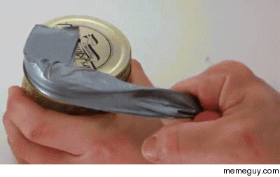 Use ducktape to open a jar