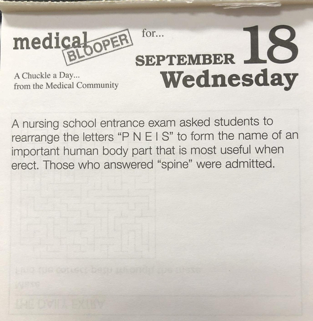Useful when erect