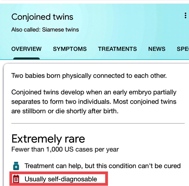 Ususally self-diagnosable Wouldnt this always be self-diagnosable