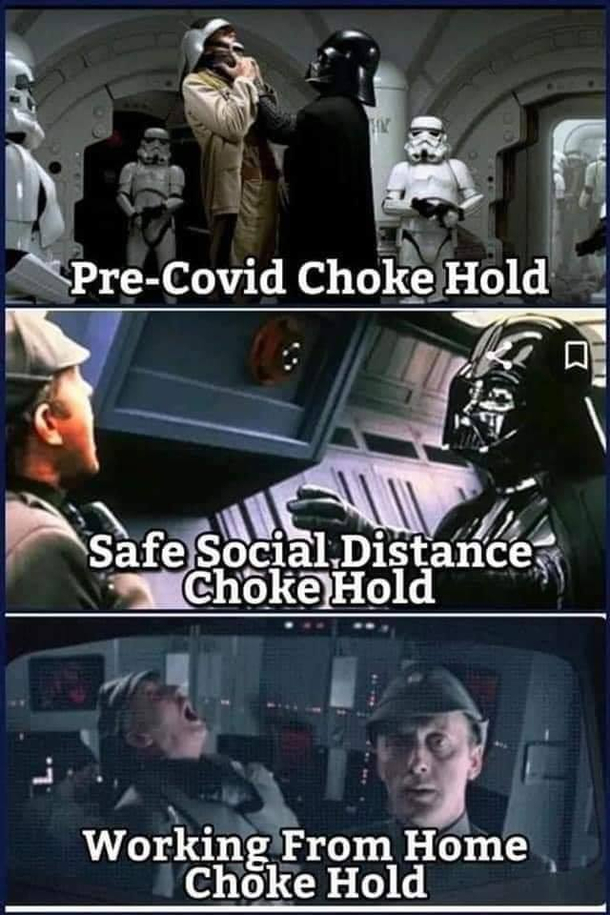 Vader respects the COVID- quarantine