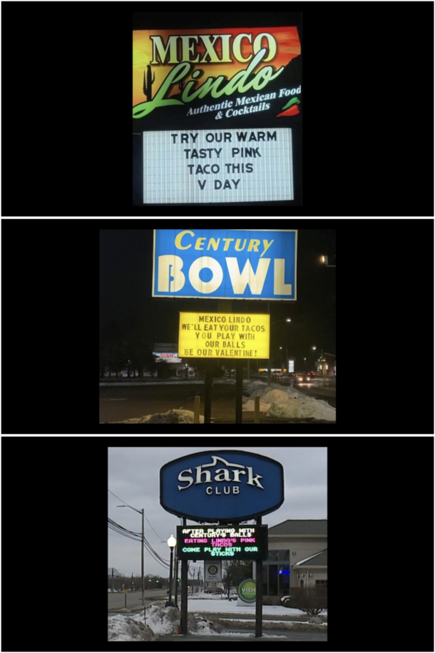 Valentines Day Sign War In My State
