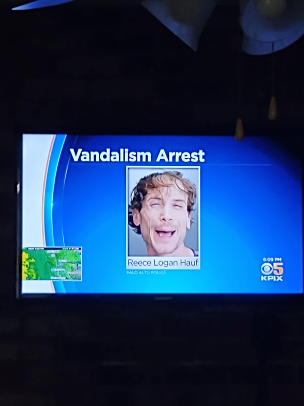 Vandal terrifying my city