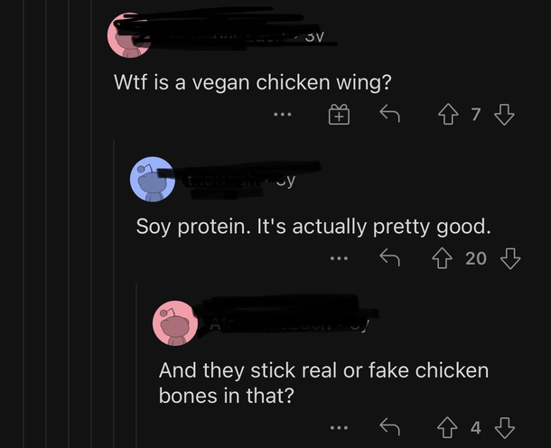 Vegan wings