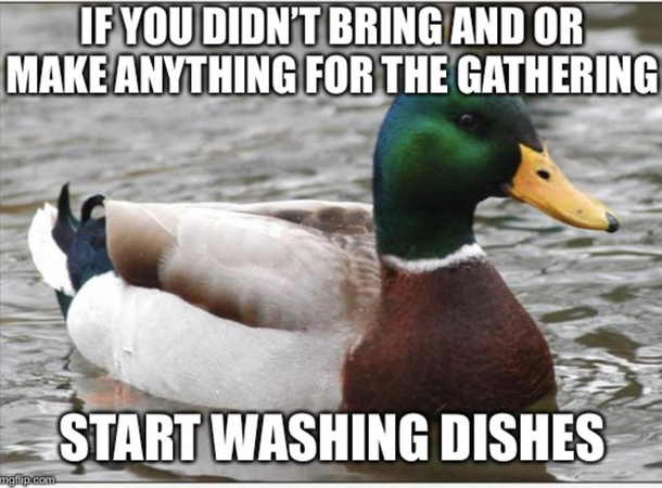 Very true this time of year