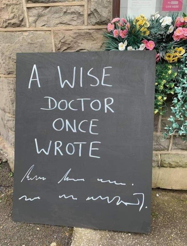 Very wise words indeed