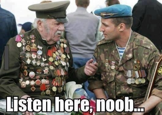 Veteran to noob