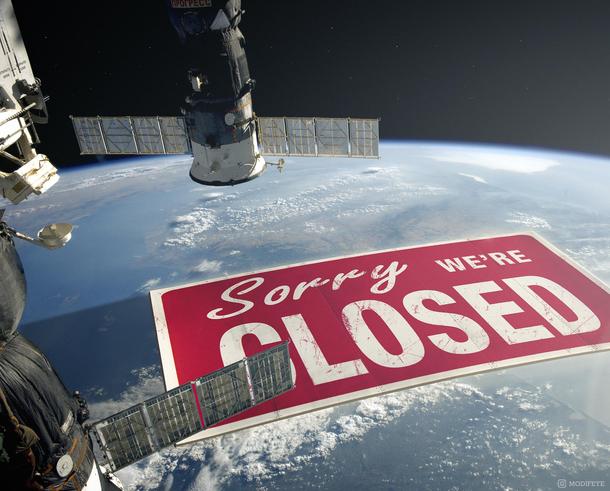 View from the Space Station today