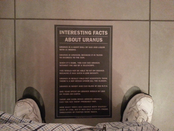 View from the toilet at Jimmy Johns