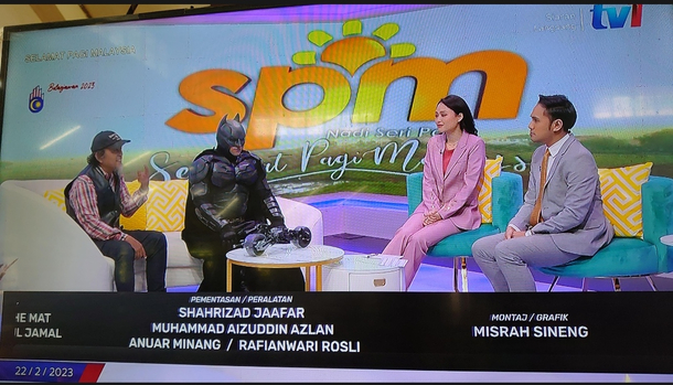 Vigilante interviewed on my local TV morning show