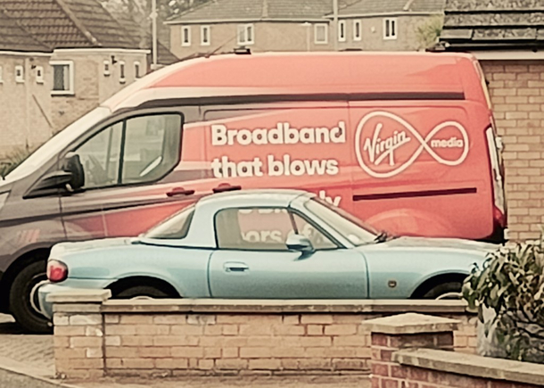Virgin Media need to re-think their van livery