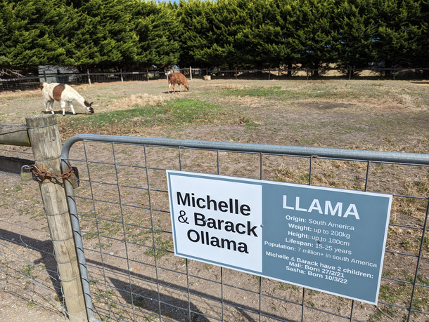 Visited a farm in Australia with good sense of humour