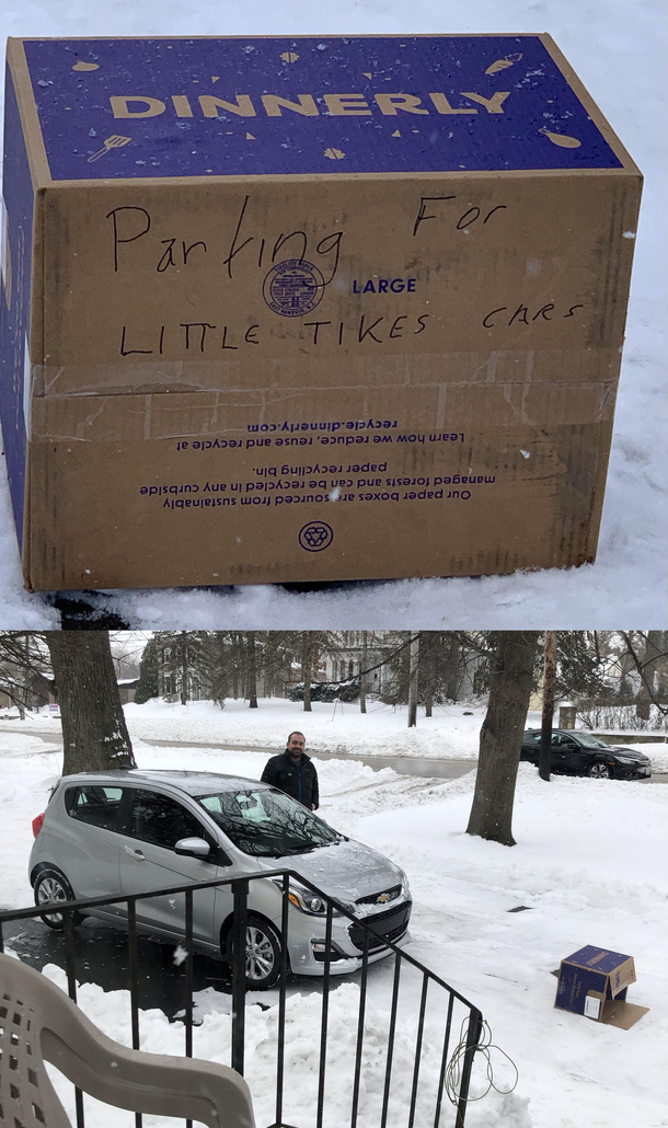 Visited my parents this weekend with my rental car