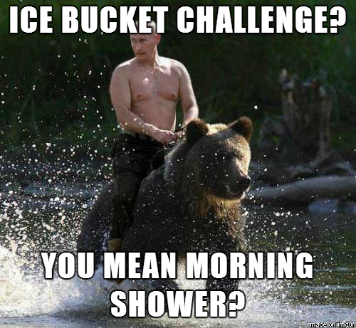 Vladimir Putins response to Vin Diesels ice bucket challenge