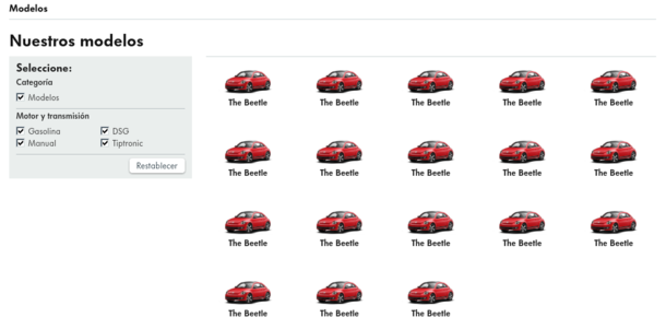 Volkswagen Mexico messed up its website and all I can buy now are their Beetles