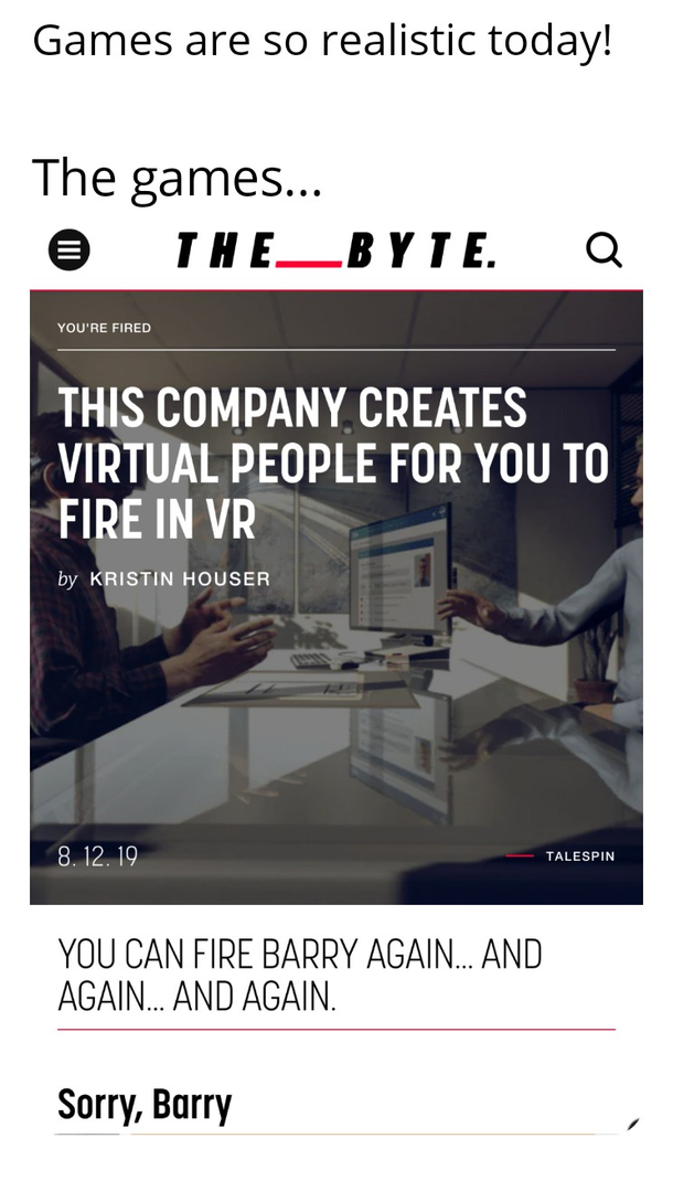 VR porn for my boss