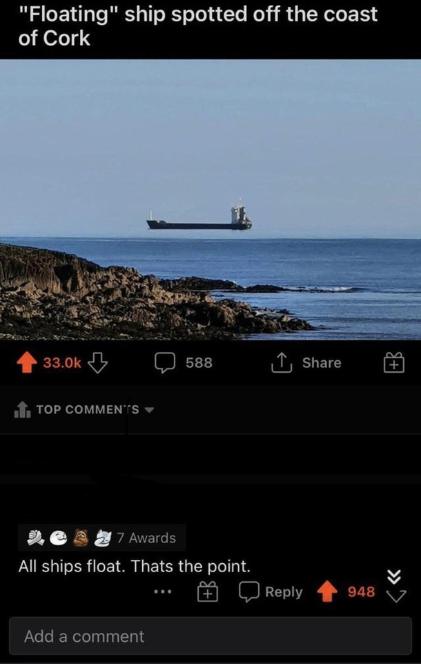 Wait all boats float