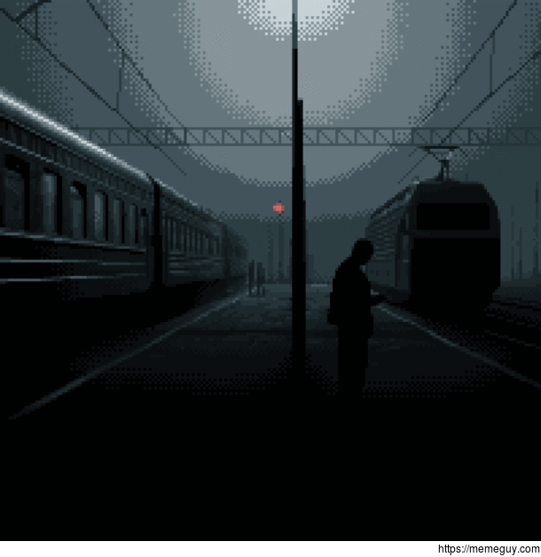 Waiting for departure 