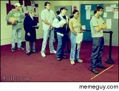 Waiting in line