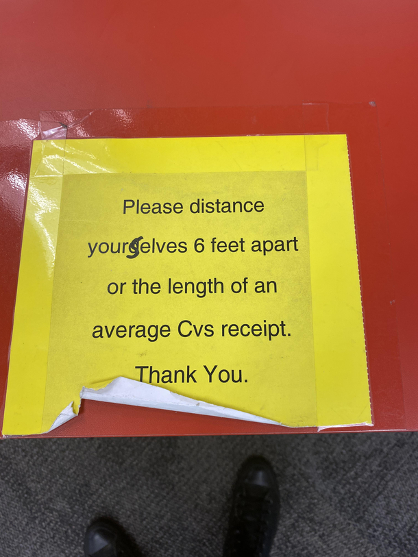 Waiting in line for my prescription