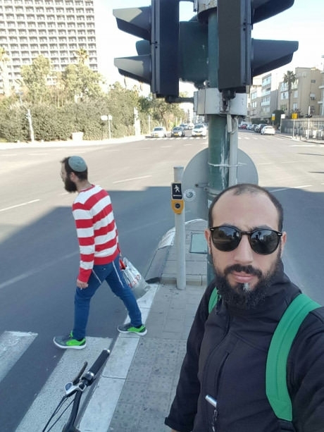 Waldo was spotted today in Tel-Aviv