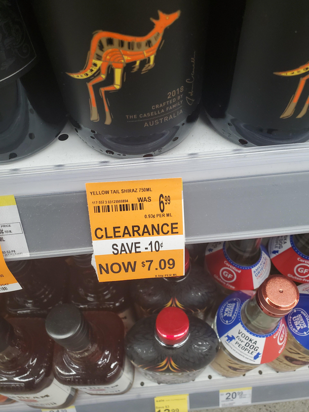 Walgreens up here giving no Fs
