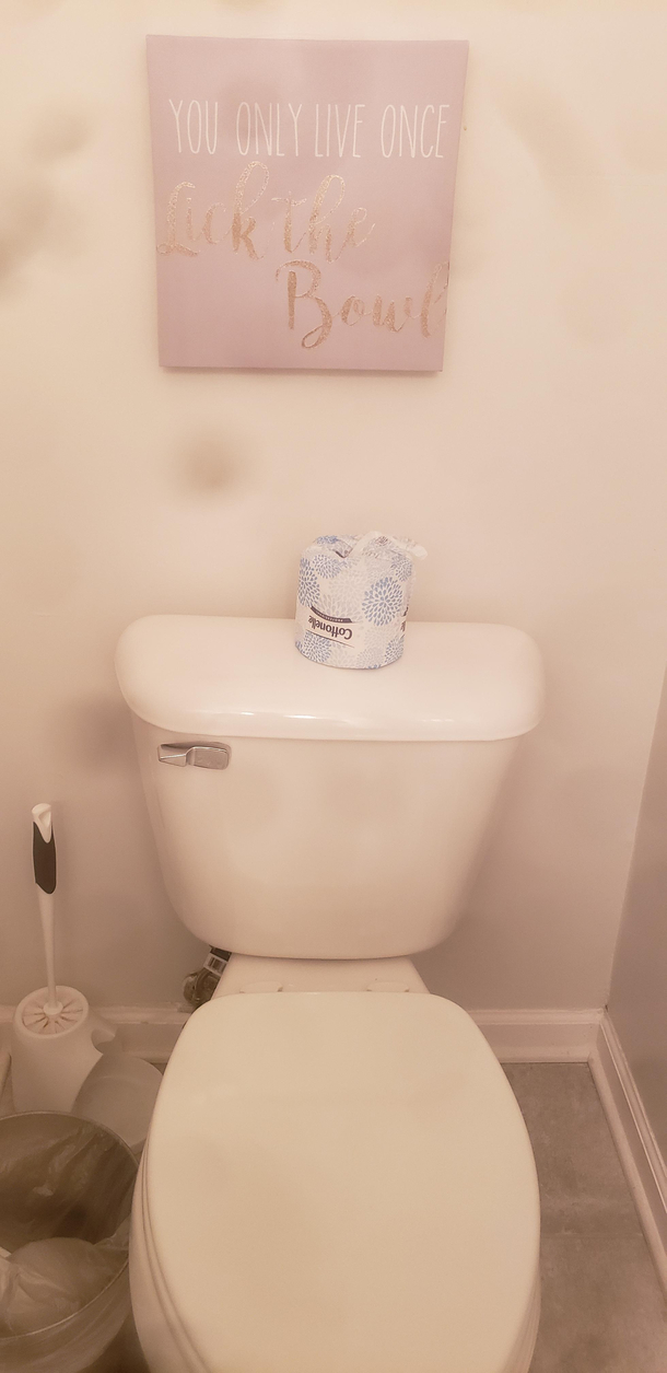 Walked into the air bnb bathroom to find this No sir i dont think i will
