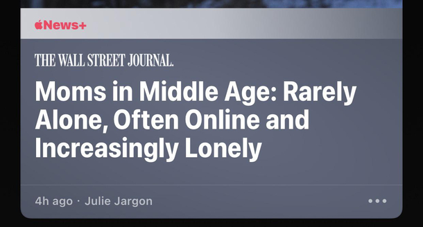 Wall Street Journal reporting on Hot MILFs in your area