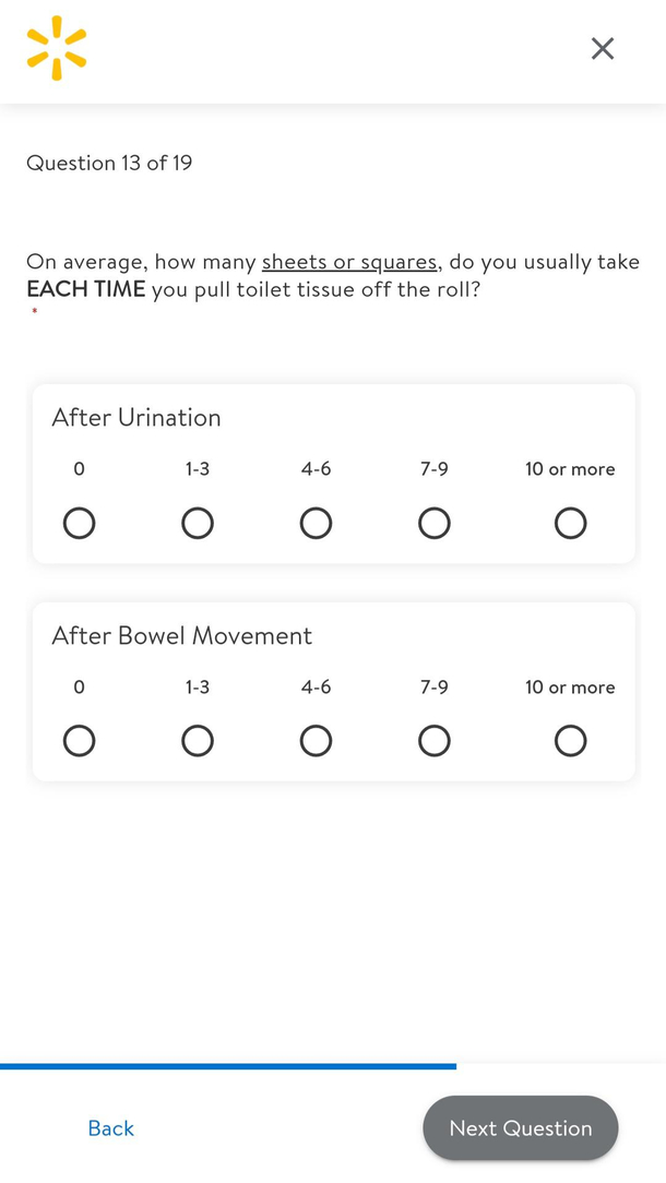 Walmart surveys are getting really personal