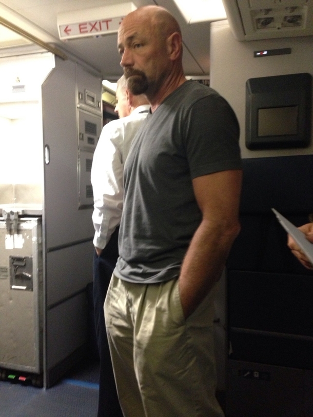 Walter White sat in front of me on my plane ride