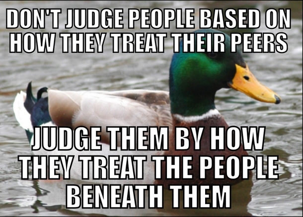 Want to tell if someone is a good person