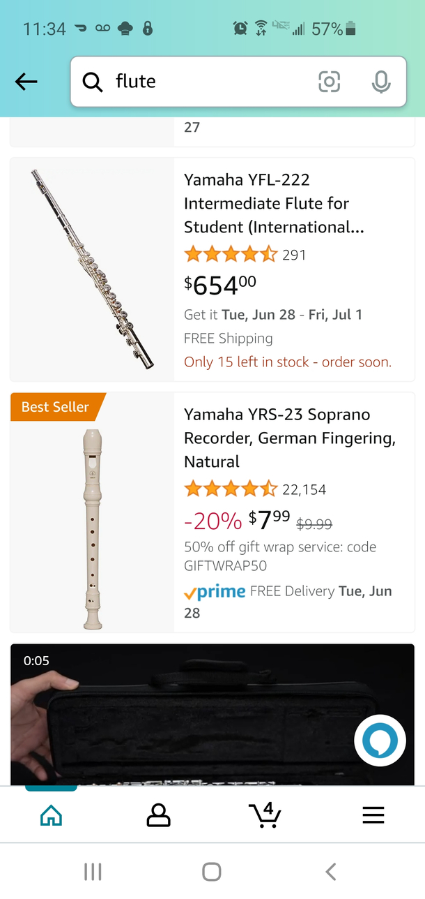 Wanted a flute couple options
