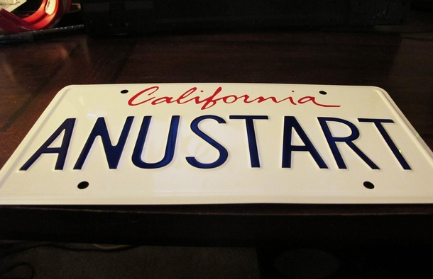 Wanted a new start on my license plate guess this will have to do