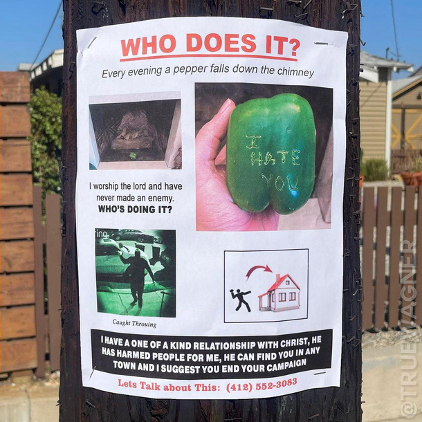 Wanted Pepper Throwing Man