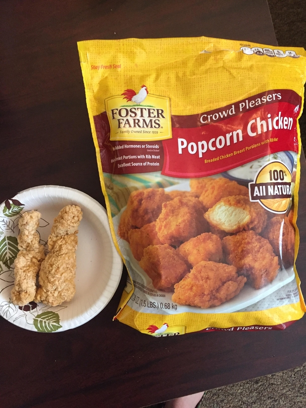 Wanted popcorn got tendies 